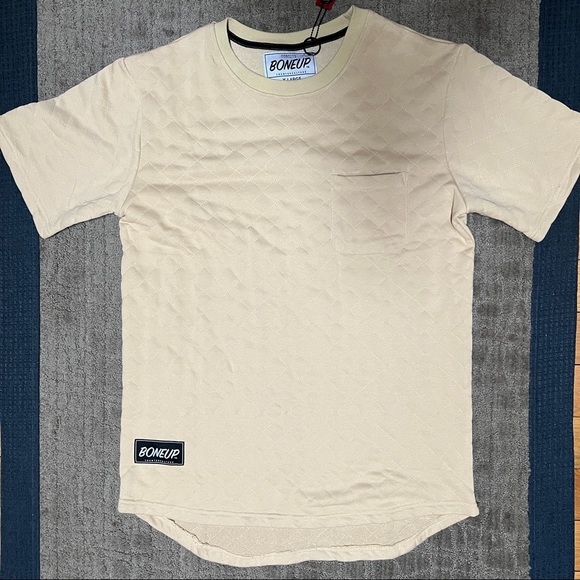 BONEUP Counterculture Quilted Stitch Pocket Tee - Picture 4 of 10